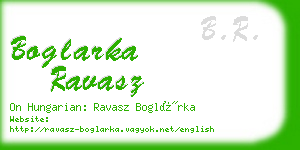 boglarka ravasz business card